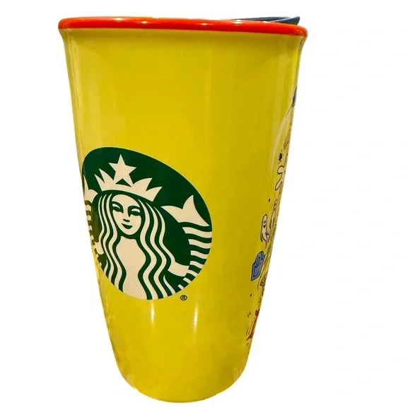 Starbucks Disneyland Yellow Minnie Mouse Party Tumbler Mug - Picture 4 of 7
